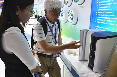 碧水源携水处理领域自主创新前沿技术北京科博会上引关注